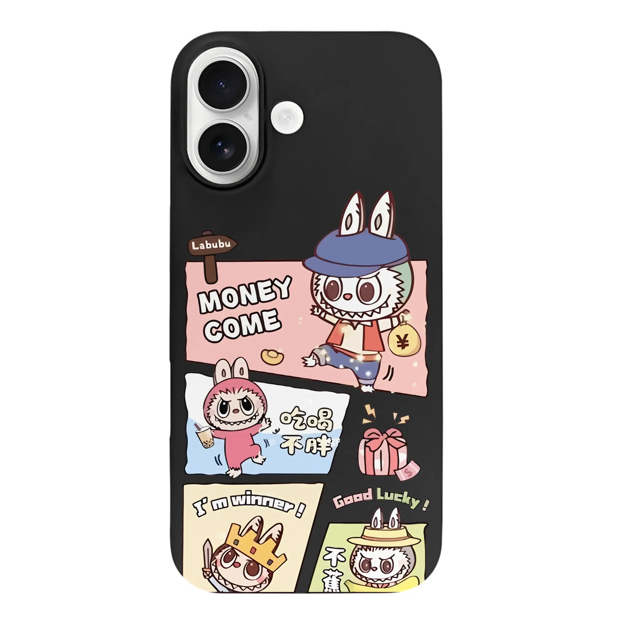 ラブブ グッズ モココ - iPhone 17 シリーズ シリコンケース 薄型 耐衝撃 指紋防止 ソフトタッチカバー 精密フィット 傷防止 保護ケース iPhone 17/17 Air/17 Pro/17 Pro Max 対応